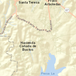 Capulín de Bustos Street Map