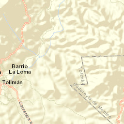 Tolimán Street Map