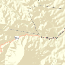 Higuerillas Street Map