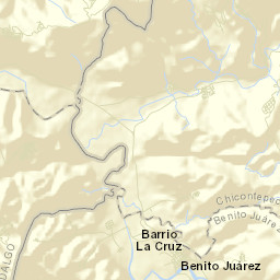 Benito Juárez Street Map