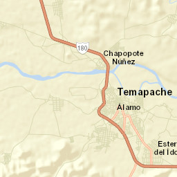 Álamo Street Map
