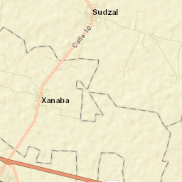 Xanabá Street Map