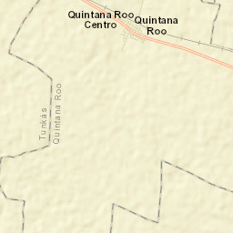 Quintana Roo Street Map