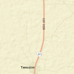 Temozon Street Map