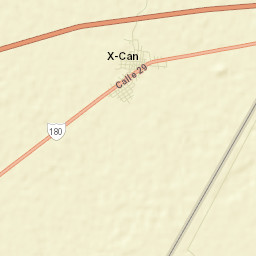 X-Cán Street Map