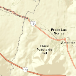 Amatitán Street Map