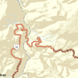 El Chilar Street Map