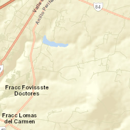 Agua Escondida Street Map