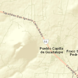 Capilla de Guadalupe Street Map