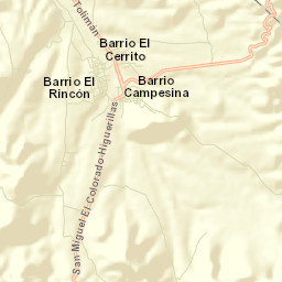 San Pablo Tolimán Street Map