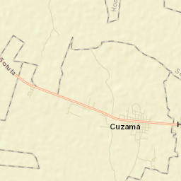Cuzama Street Map