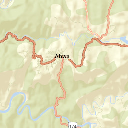 Ahwa Street Map
