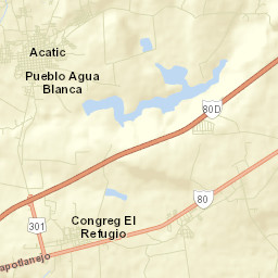 Agua Prieta Street Map