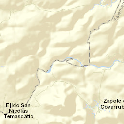 San Nicolás Temascatío Street Map