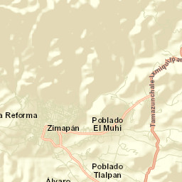 Zimapan Street Map