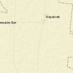 Uayalceh de Peón Street Map