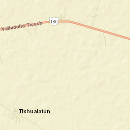 Tixhualactún Street Map