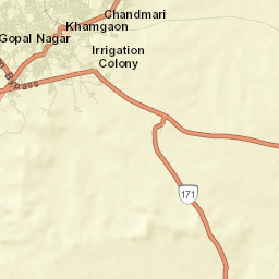 Khamgaon Street Map