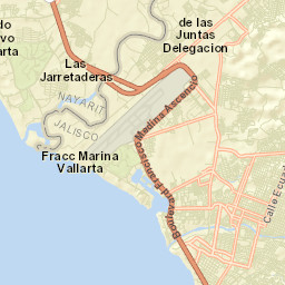 Las Jarretaderas Street Map