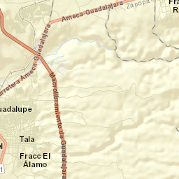 Ameca Street Map