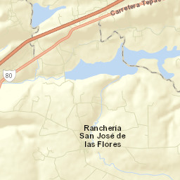 Agua Bermeja Street Map
