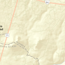 Agua Nueva Street Map
