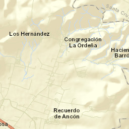 Barrón Street Map
