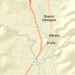 Empalme Escobedo Street Map