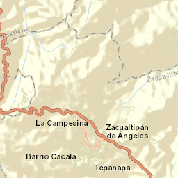 Zacualtipán Street Map