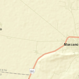 Maxcanú Street Map