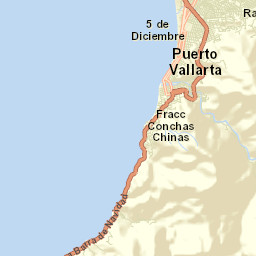 Colonia los Robles Street Map