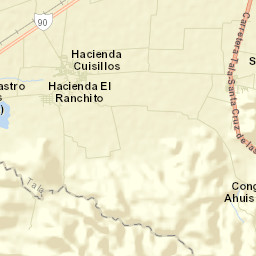 Cuisillos Street Map