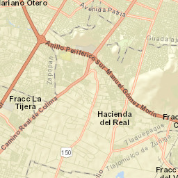 Altus Bosques Street Map