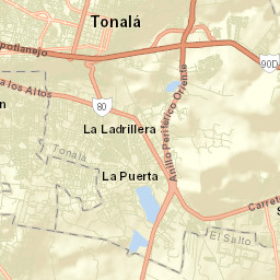 Colonia Bosques del Sol Street Map