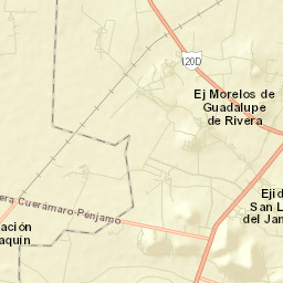 San Ignacio de Rivera (Ojo de Agua) Street Map