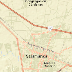 Salamanca Street Map