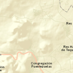 Fuentezuelas Street Map