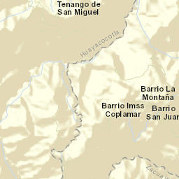 Texcatepec Street Map