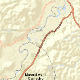 Residencial Tajín Street Map