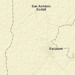 Sacalum Street Map