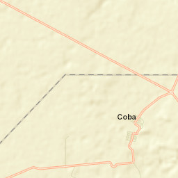 Coba Street Map