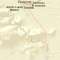 Tototlán Street Map
