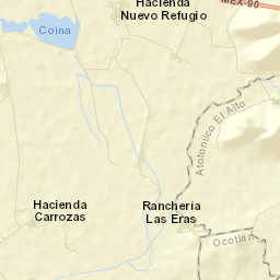 Ciénega del Pastor Street Map