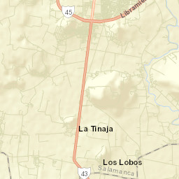 La Tinaja Street Map