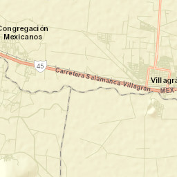 Villagrán Street Map