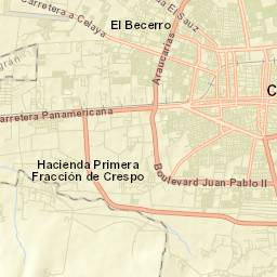 Primera Fracción de Crespo Street Map