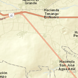 San José de Agua Azul Street Map