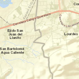 Colonia los Ángeles Street Map