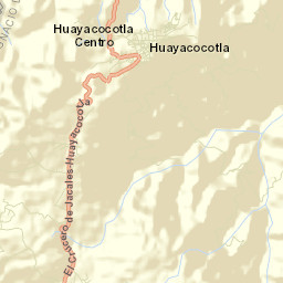 Huayacocotla Street Map