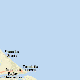 Tecolutla Street Map
